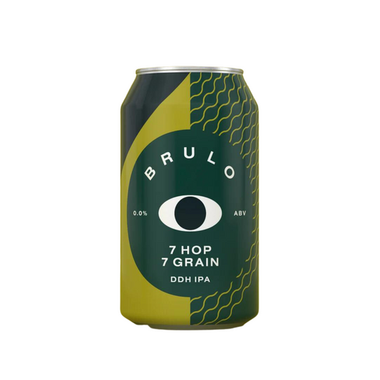Brulo 7 Hop 7 Grain DDH IPA Alcohol Free Beer