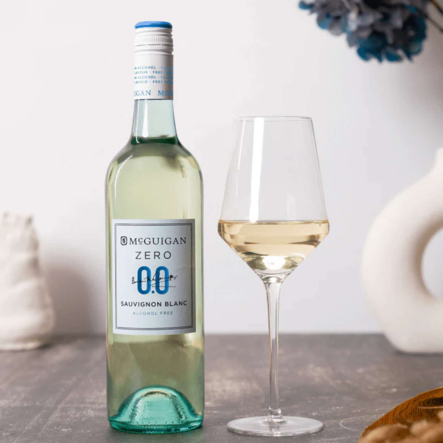 McGuiganZeroSauvignoBlanwithGlass