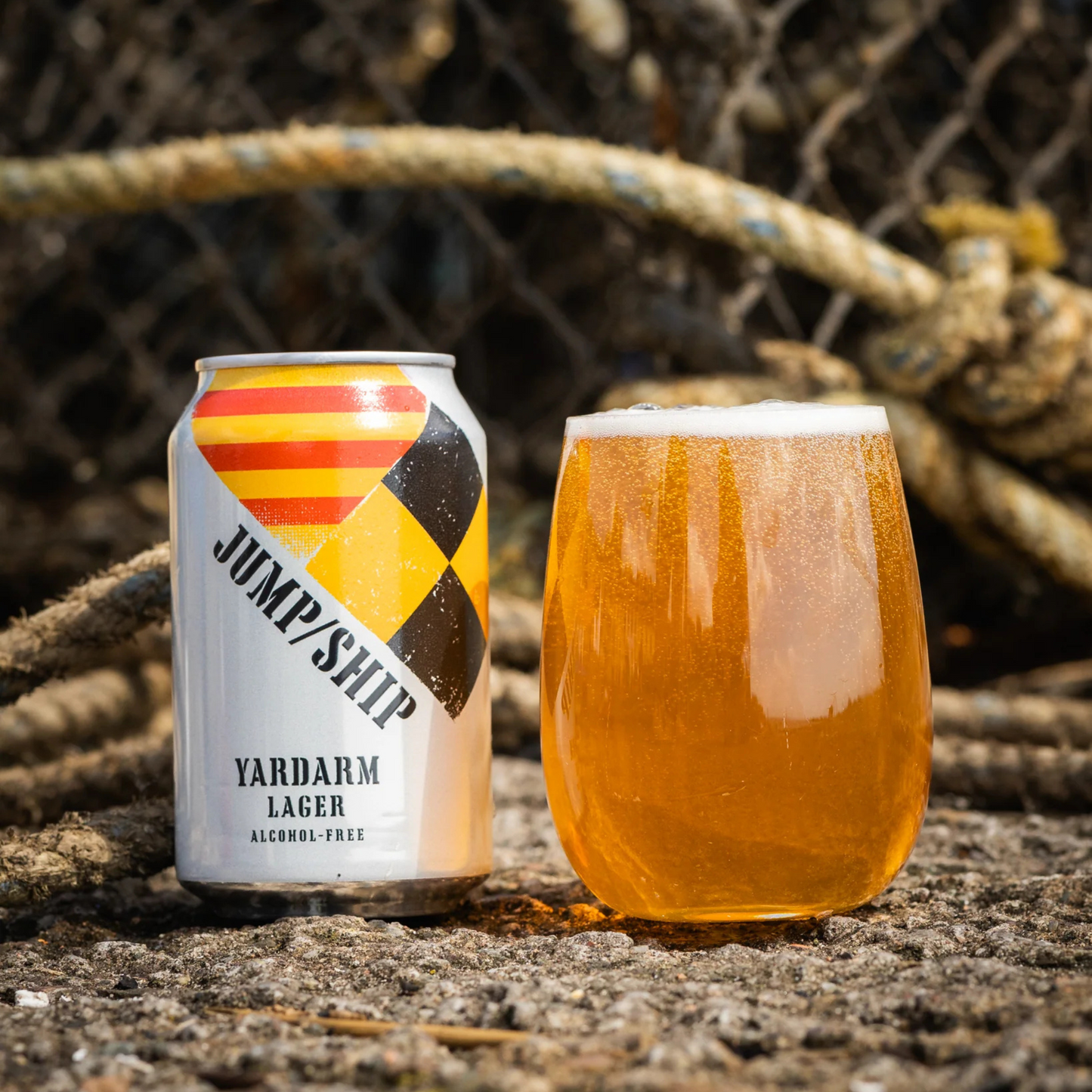 ump/Ship Yardarm Alcohol Free Lager - with Glass