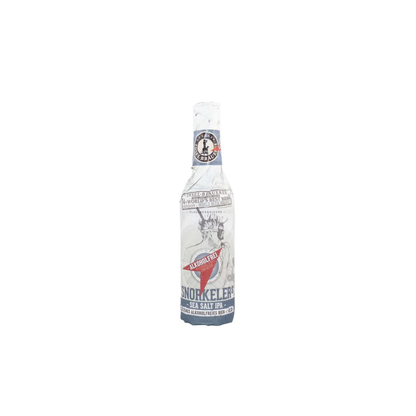 Bottle of Smokelers Sea Salt IPA on a white background
