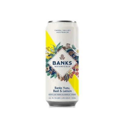 Banks Yuzu, Basil & Lemon Can on white background