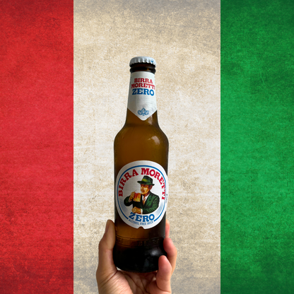 Birra Moretti Zero -Italian Flag