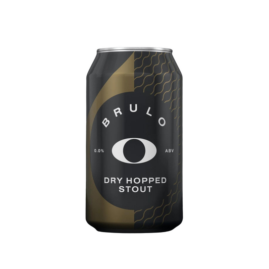 Brulo Dry Hopped Stout Alcohol Free Beer