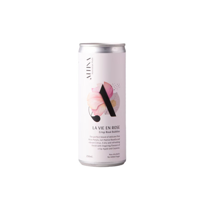Can of 'La Vie En Rose' on a white background