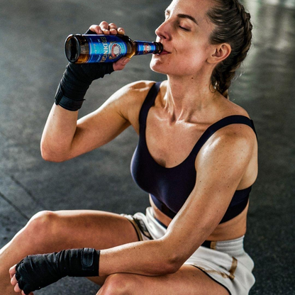 Erdinger Alkoholfrei - Women Drinking After Gym 