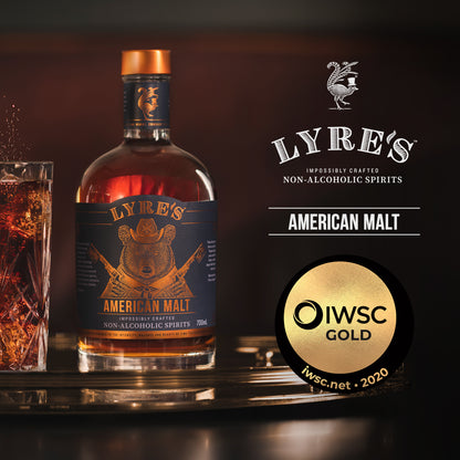 Lyre's Non-Alcoholic American Malt Bourbon Spirit IWSC Award