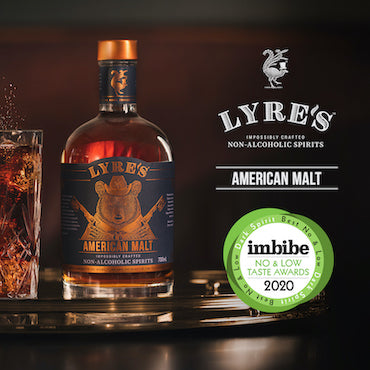 Lyre's Non-Alcoholic American Malt Bourbon Spirit No & Low Taste Award