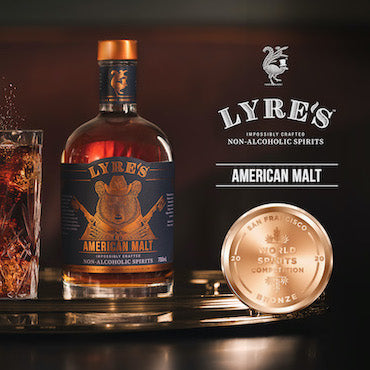 Lyre's Non-Alcoholic American Malt Bourbon World Spirits Competition Award