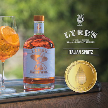 Lyre's Non-Alcoholic Italian Spritz Aperol Aperitif Beverage Testing Award