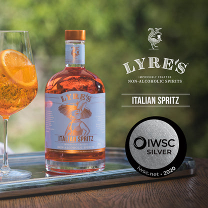 Lyre's Non-Alcoholic Italian Spritz Aperol Aperitif IWSC Silver Award