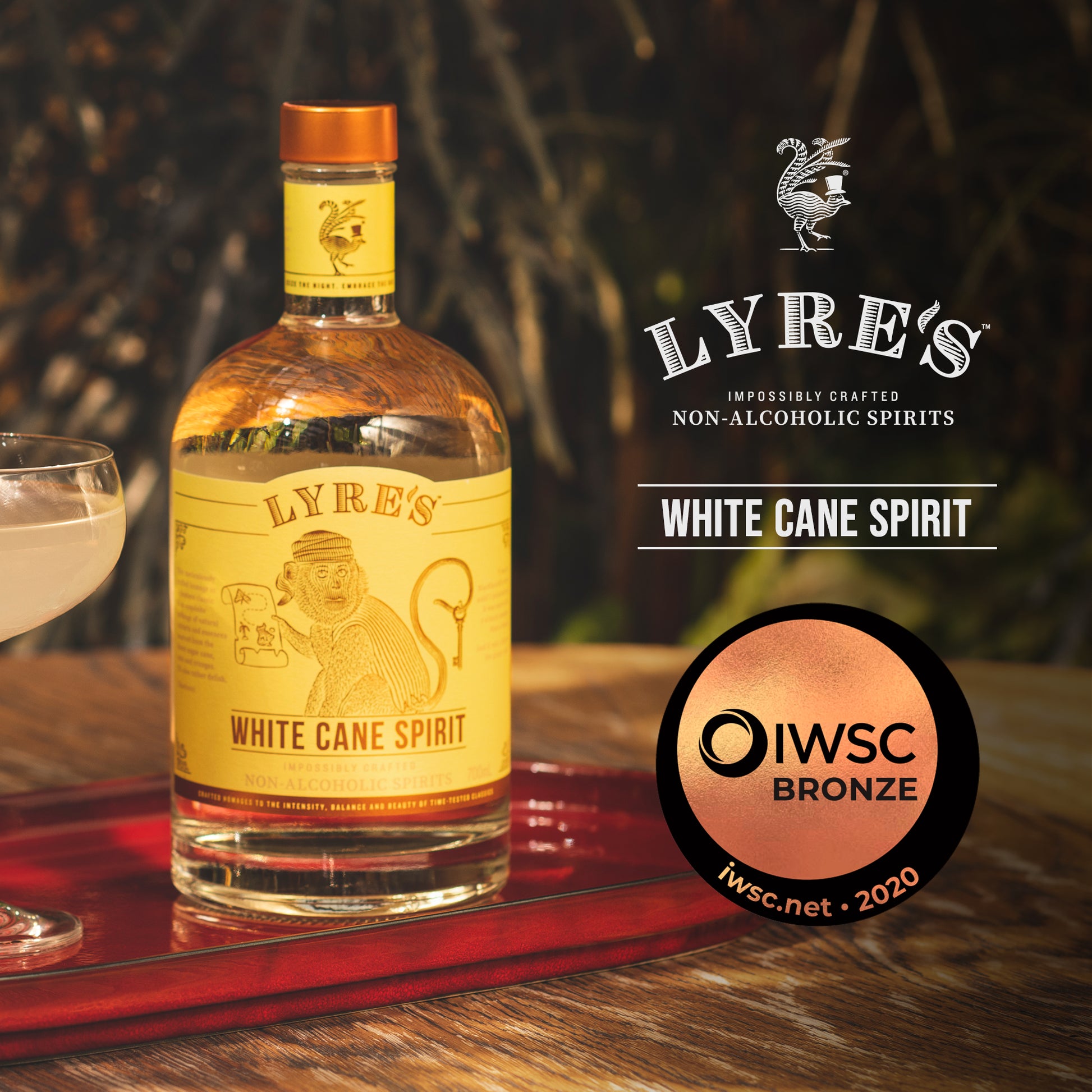 Lyre's Non-Alcoholic White Cane Spirit Rum IWSC Award