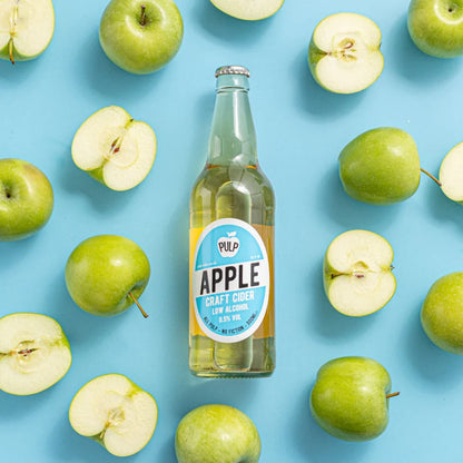 Pulp Apple Craft Cider Low Alcohol with Green Apples